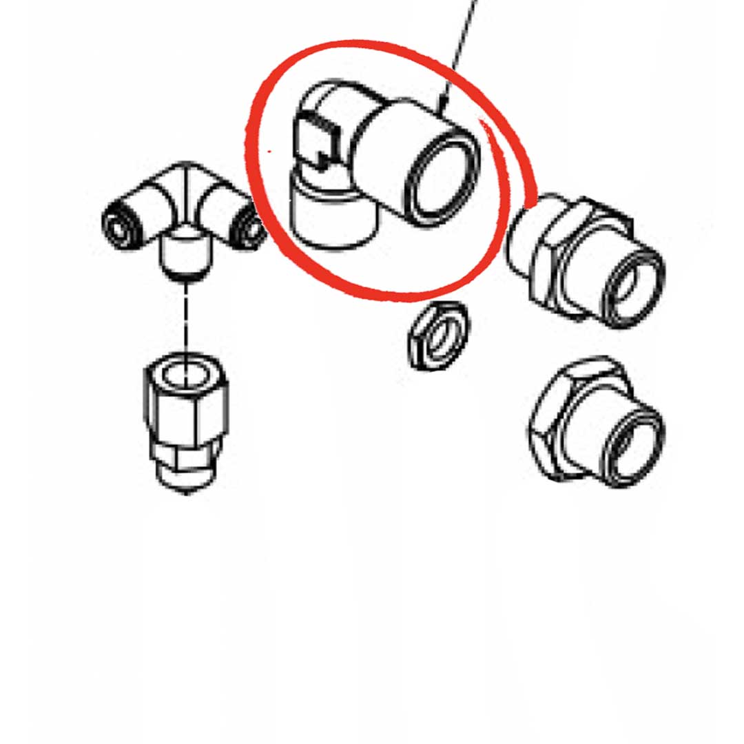 7303044TR Fitting 3/8