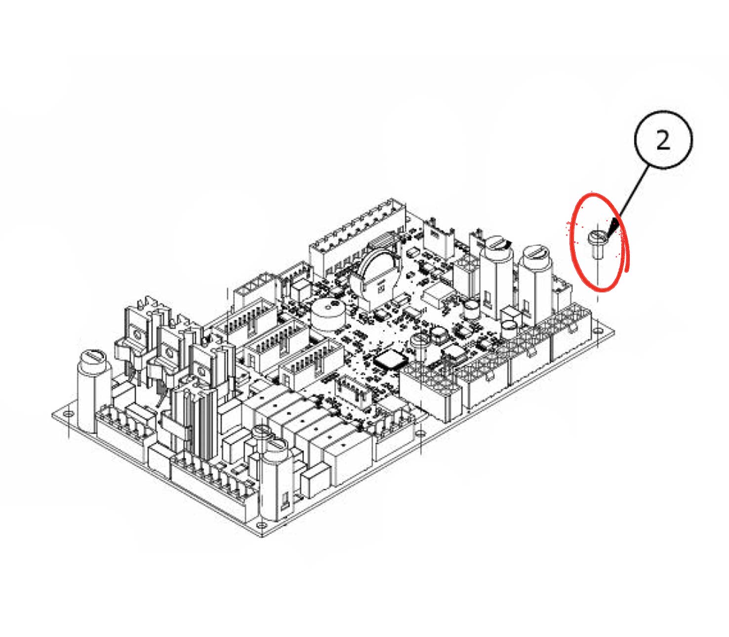 7809813 Screw Tci M4X8 Din85