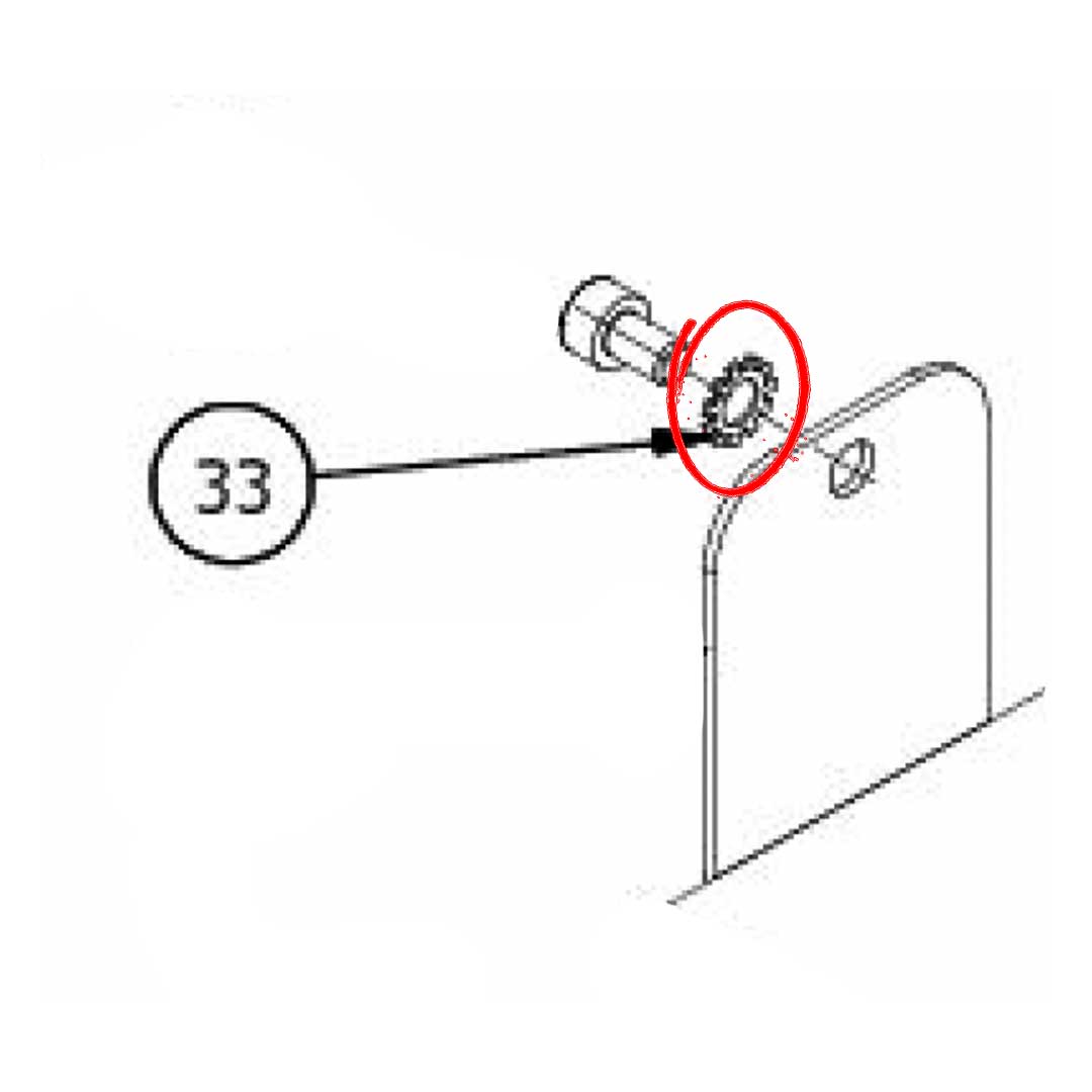 7814002 Notched Washer D4