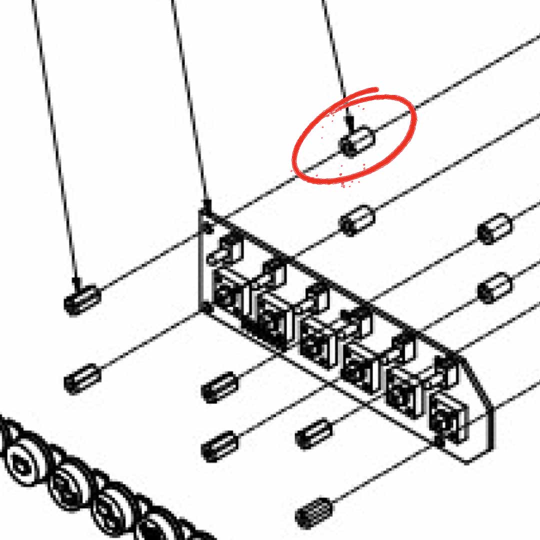 5191506 Spacer D6X8.8\