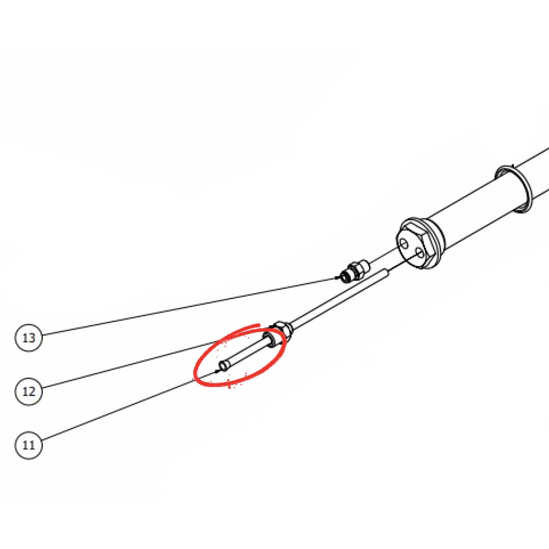 5192314 Suction Hose D6 L=180Mm Ptfe