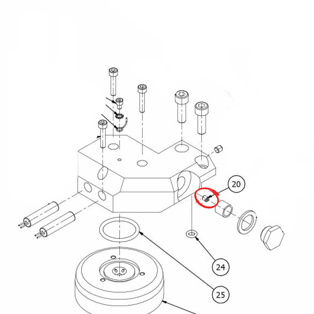 5223024 Jet M5X5 Hole D0.8 Ot