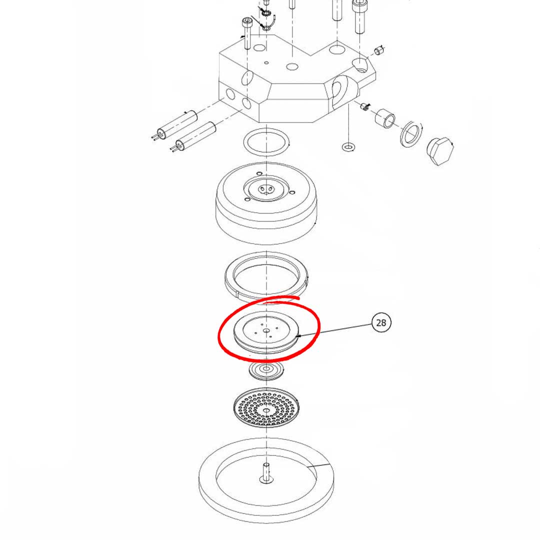 5285512AL Shower-Holder For Diffusion