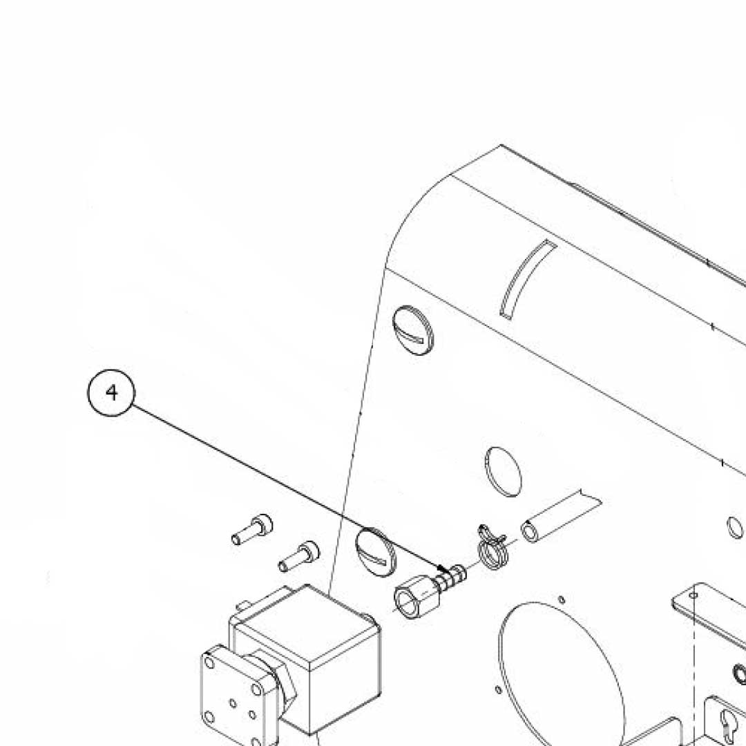 5370313 Group E.Valve Drain Rubber Holder