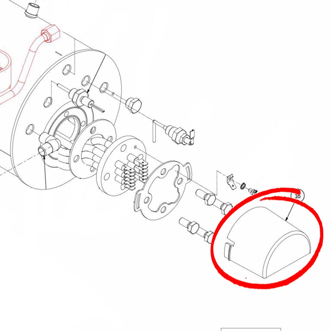 5373109 Cover Heating Element Contacts