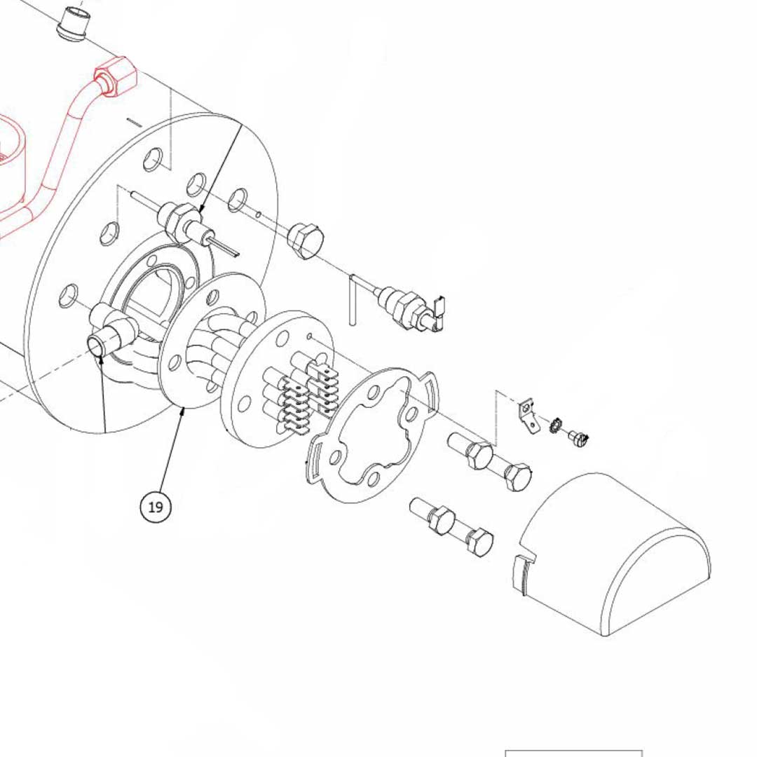 5492006 Gasket D76 X 39 X 2 Asbestos Free