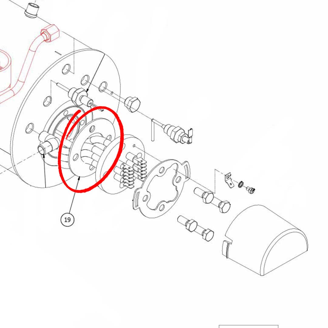 5492006 Gasket D76 X 39 X 2 Asbestos Free