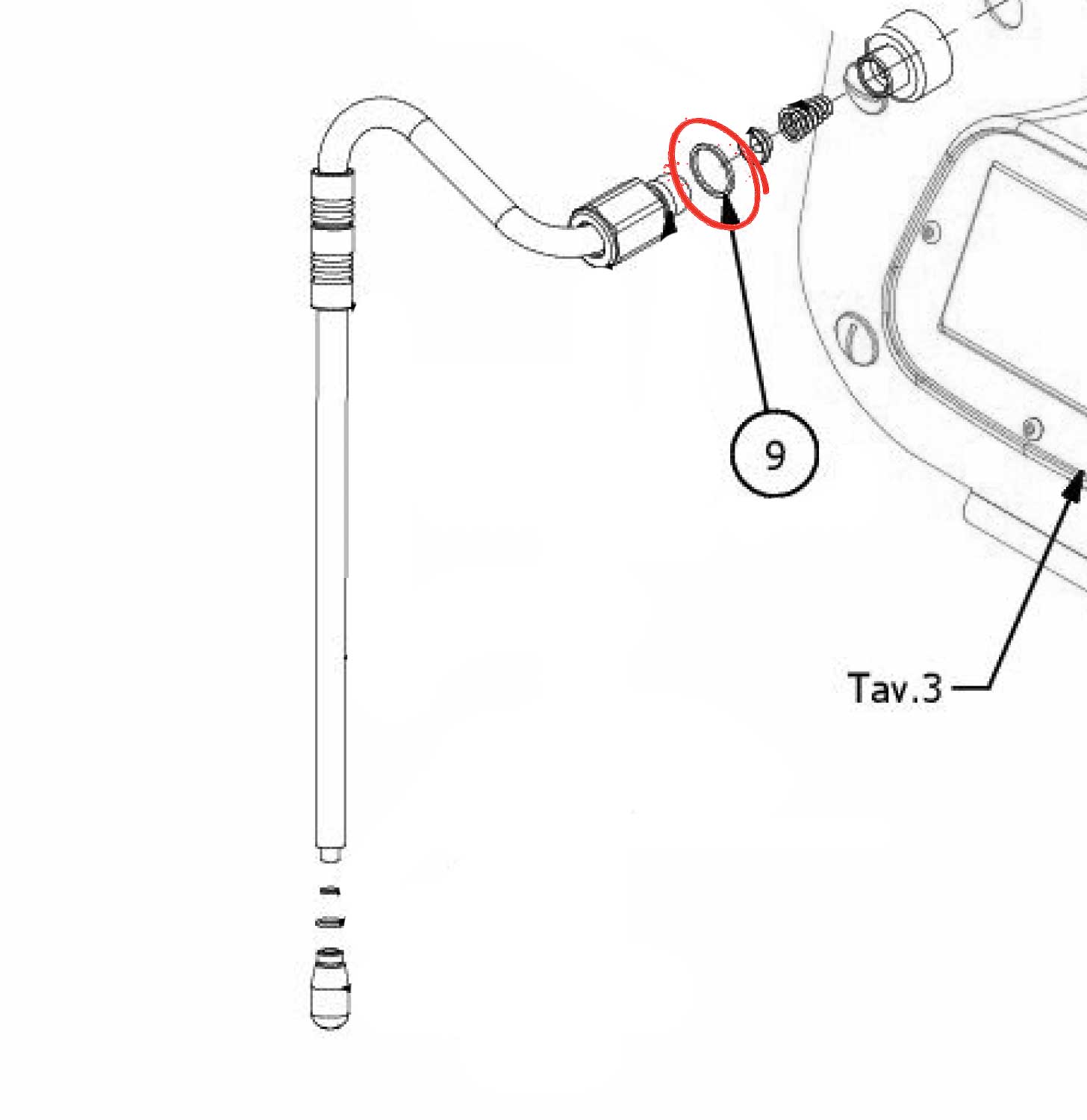 5494021 Nut Gasket Ptfe H=1,5