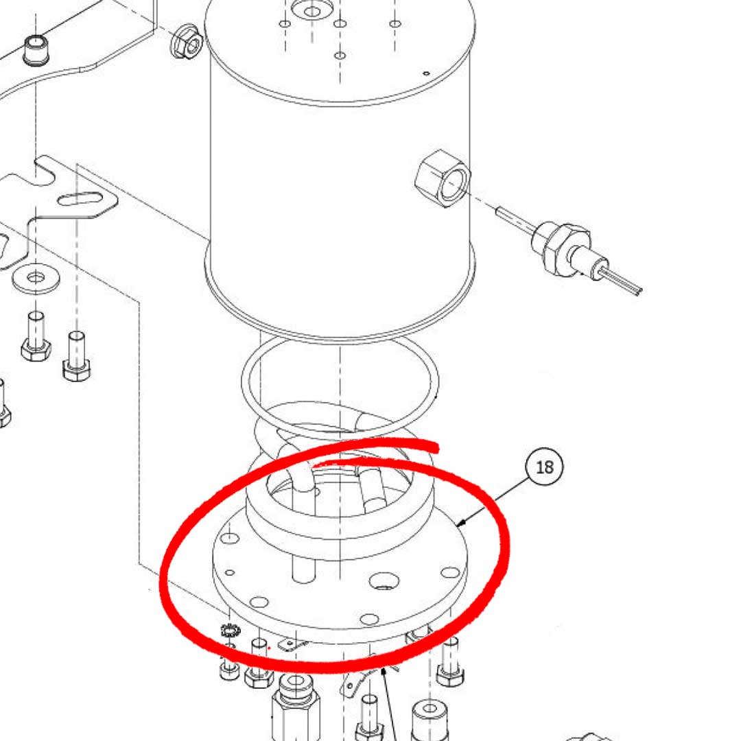 5722257AL Heating Element Copper 220/240V-800