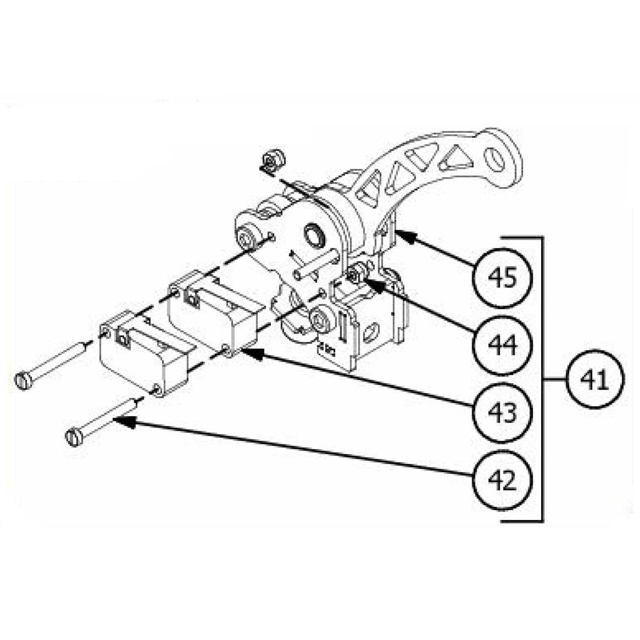 5960517.01 Assy Lever For Water Control Vict.