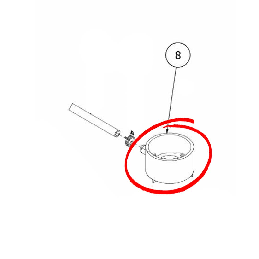 5963047 Complete Cup (Cup, O-Ring and Plug)