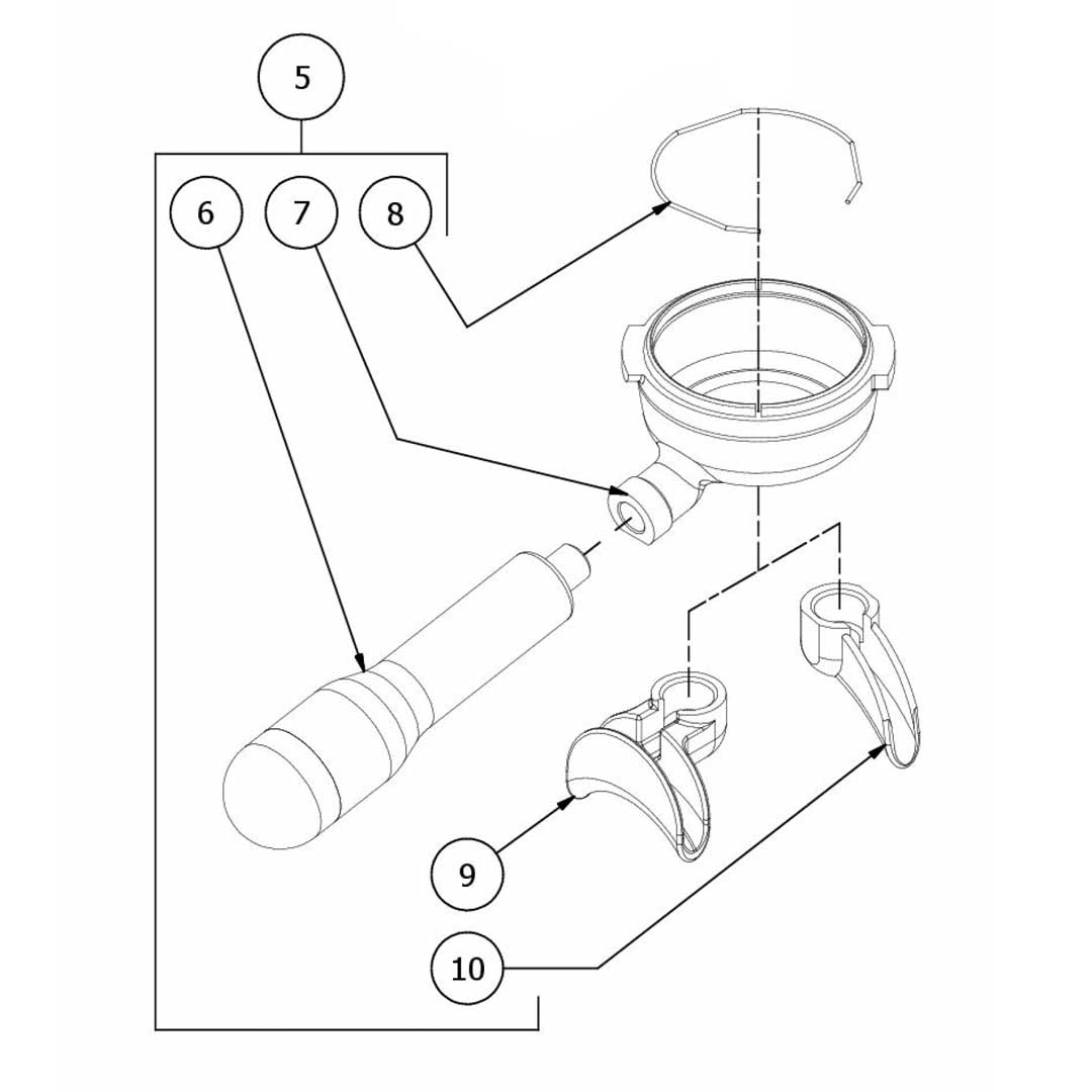 5965643R Assy Filter-Holder Bz 1Tz 80¡