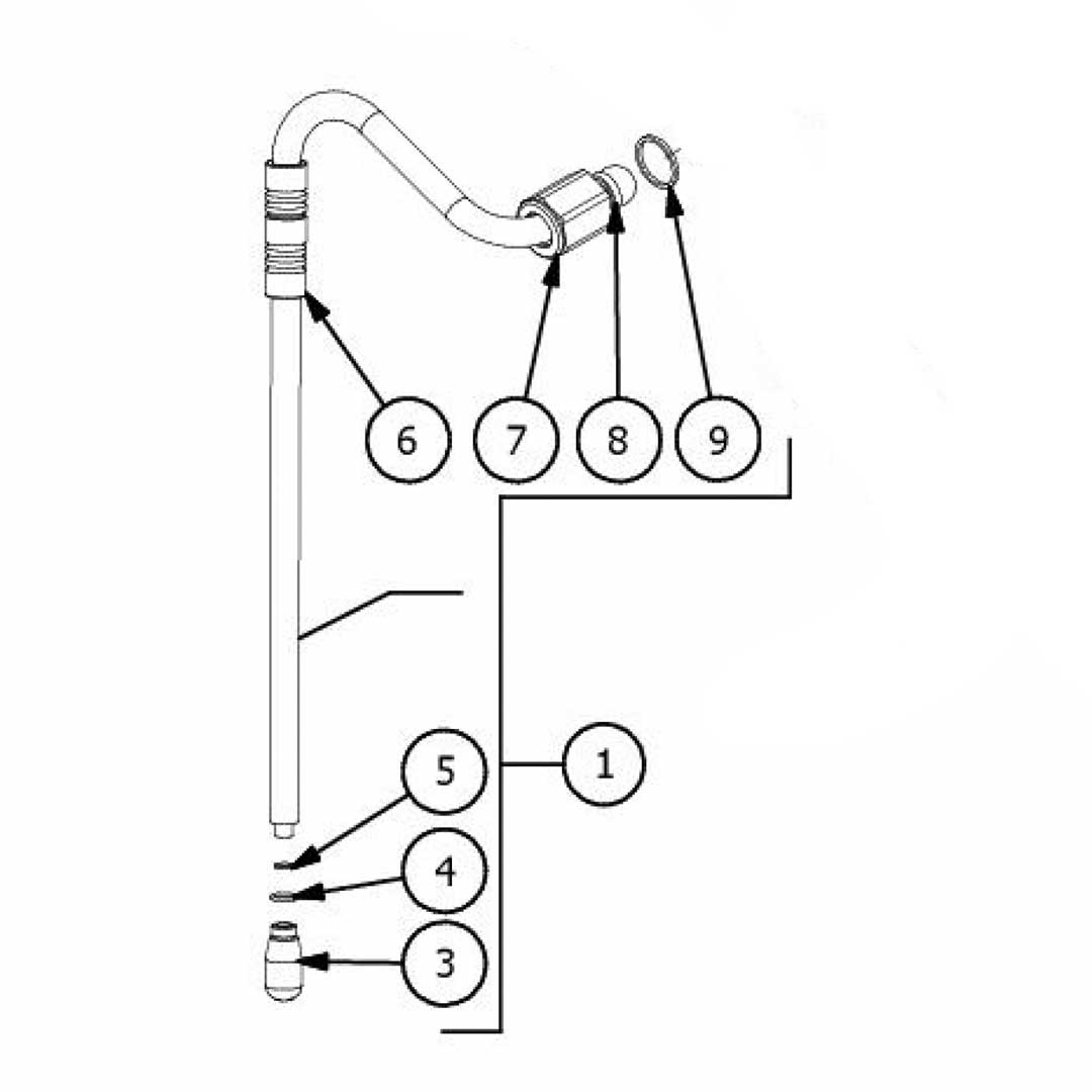 5966572 Left Steam Pipe Victoria