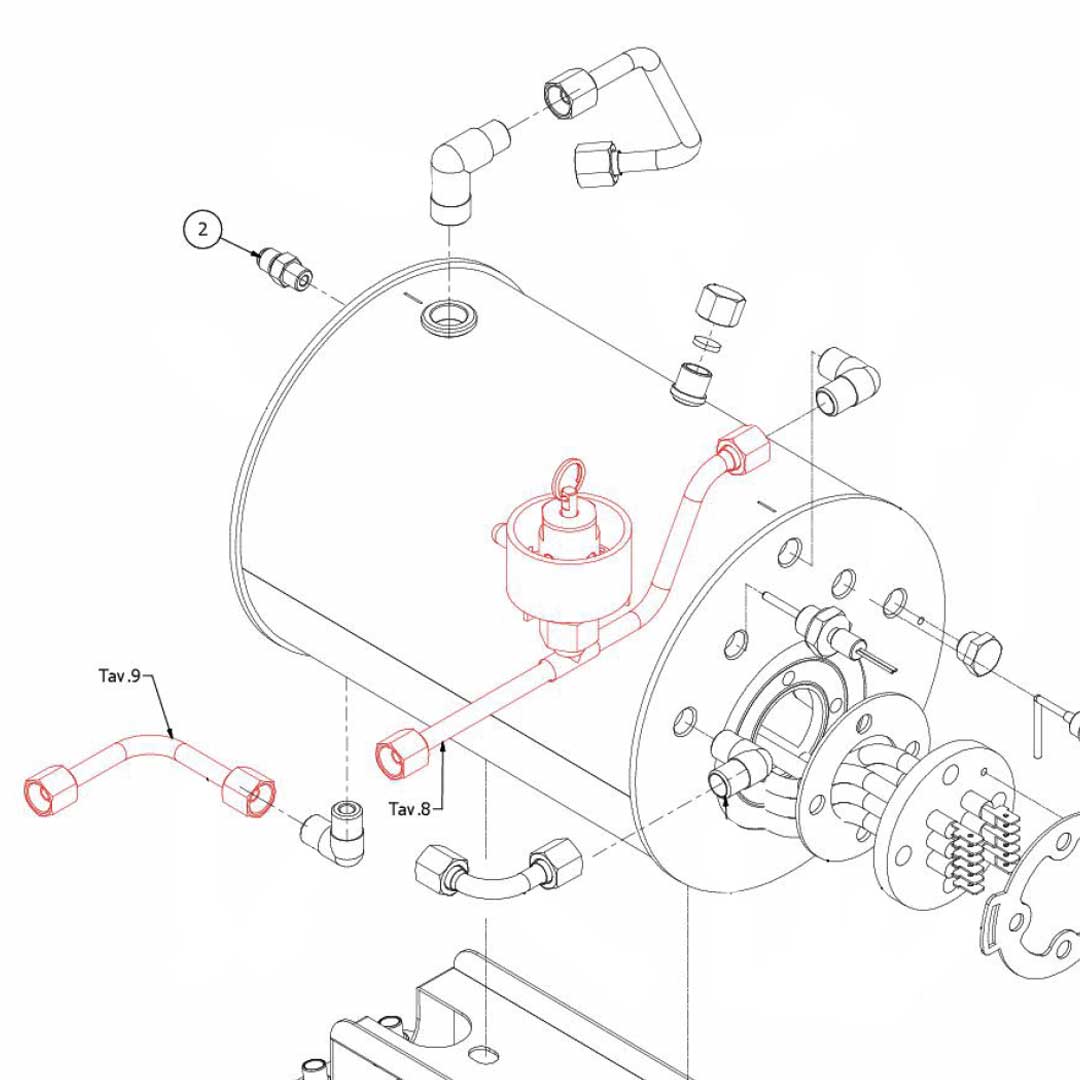 7304502TR Straight Fitting 1/8