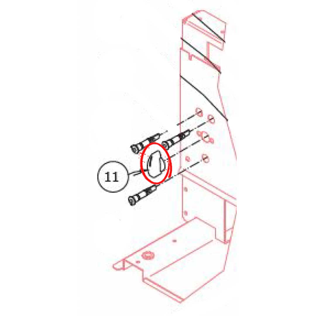 7371513 Black Knob D40