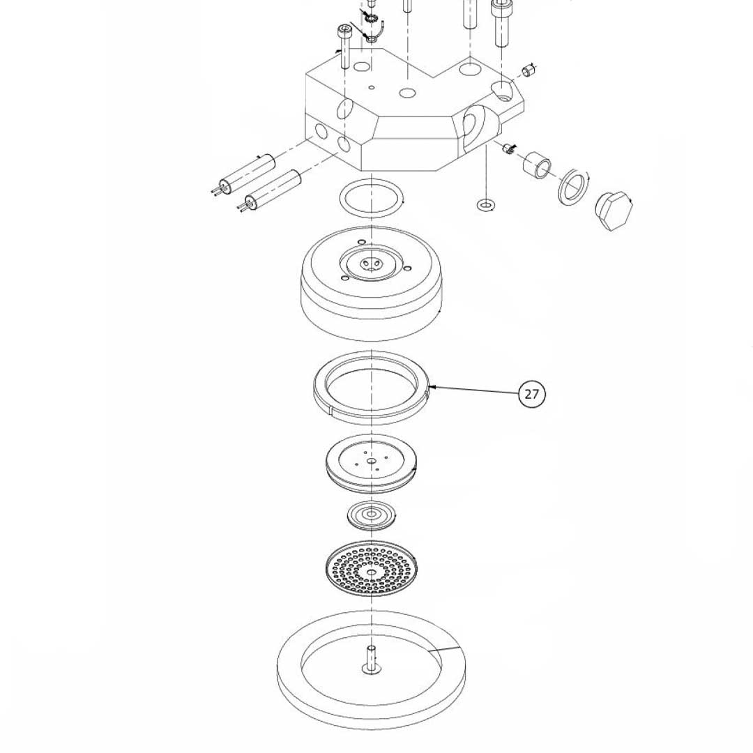 7493008 Conical Gasket H9.3 Nbr 90Sh Peros