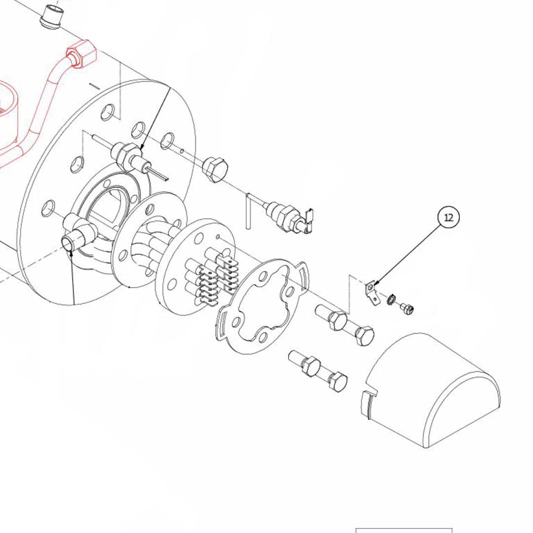 7615003 Faston 45¡ Hole D4.3