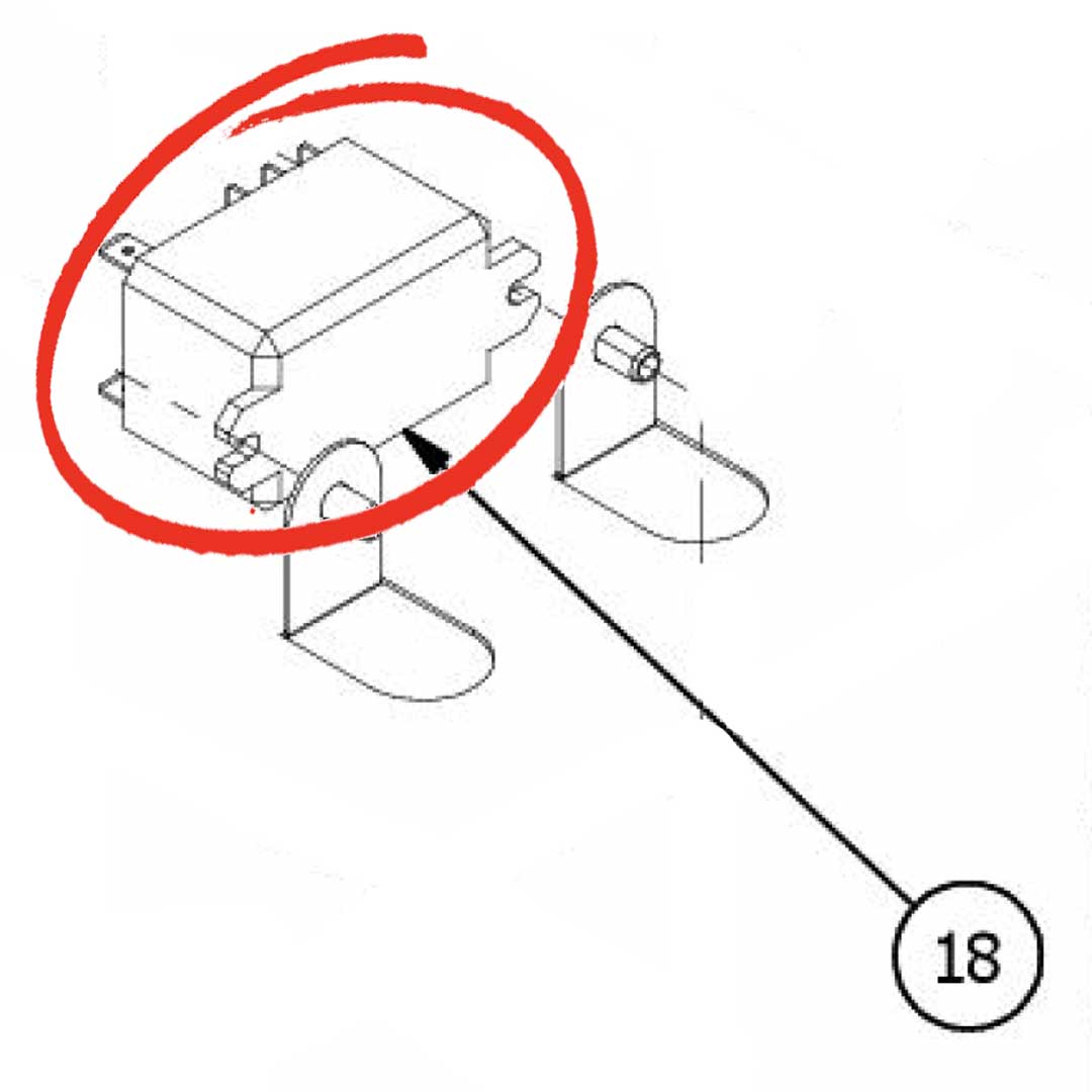 7635422 Relay 30A 220/240V