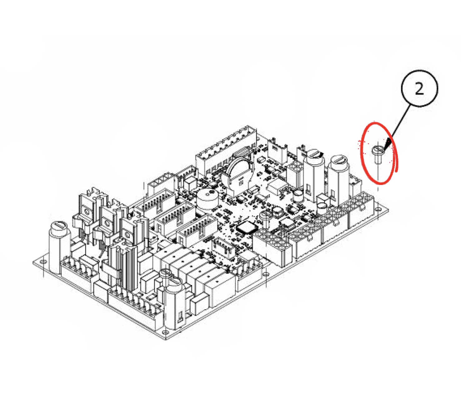 7809813 Screw Tci M4X8 Din85