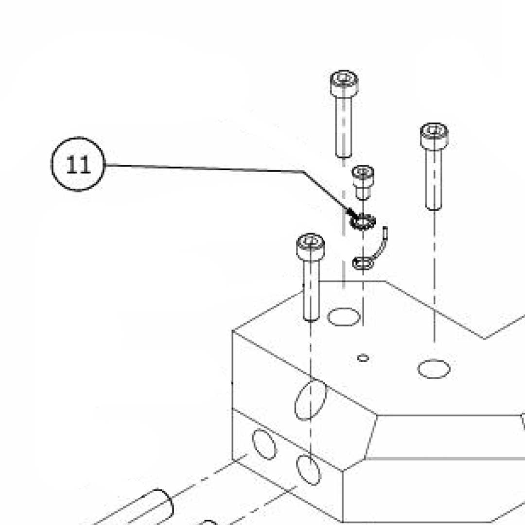 7814001 Washer D4 Din 6798A A2