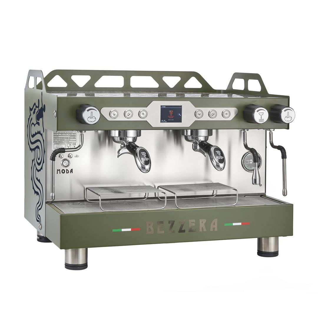 Bezzera MODA PID Espresso Machine green 2 group